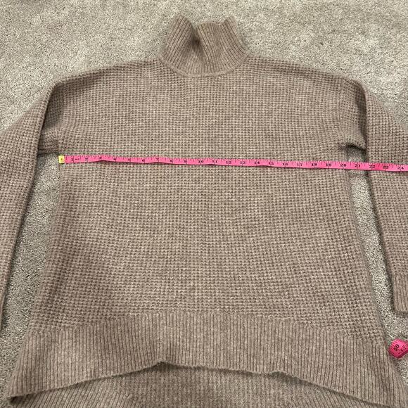 Madewell Women's Chunky Turtleneck Wool Alpaca Tan Size Small - Picture 9 of 9